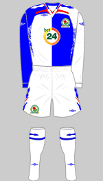 Blackburn Rovers 2007-08 kit