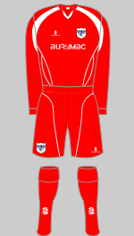 bury 2008-09 away kit