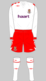 lincoln city 2007-08 away kit