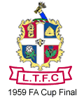 luton town crest 1959 fa cup final
