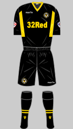 newport county 2013-14 third kit