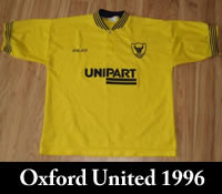 oxford united 1996 shirt