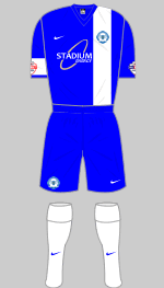 peterborough united 2013-14 home kit