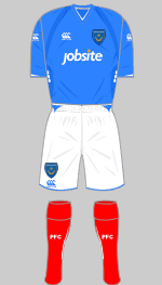 portsmouth 2009-10 home kit