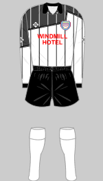 arbroath 1994-95 away kit
