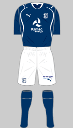 dundee fc 2010-11 home kit