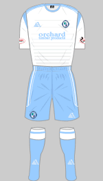 forfar athletic 2016-17 change kit