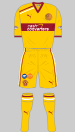 motherwell fc 2011-12 home kit