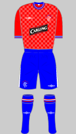 rangers 2009-10 away kit