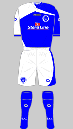 stranraer 2010-11 home kit