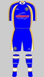 the shrews football strip 2009-10