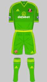 sunderland afc 2015-16 change kit