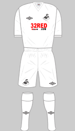 swansea city 2010-11 home kit