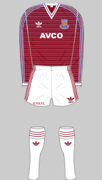 West Ham 1985-1987 Kit