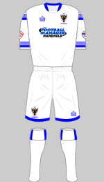 afc wimbledon 2014-16 change kit