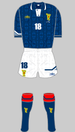 scotland european championships 1992 kit