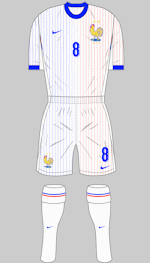 france euro 24 white kit