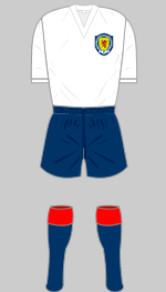 scotland 1958 world cup change kit