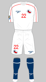 chile 2010 away kit