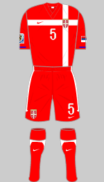 serbia 2010 world cup all red kit