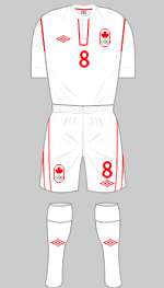 canada 2012 olympics football kit white